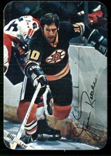1977-78 O-Pee-Chee #16 Jean Ratelle Glossy Inserts (Rounded Corners)