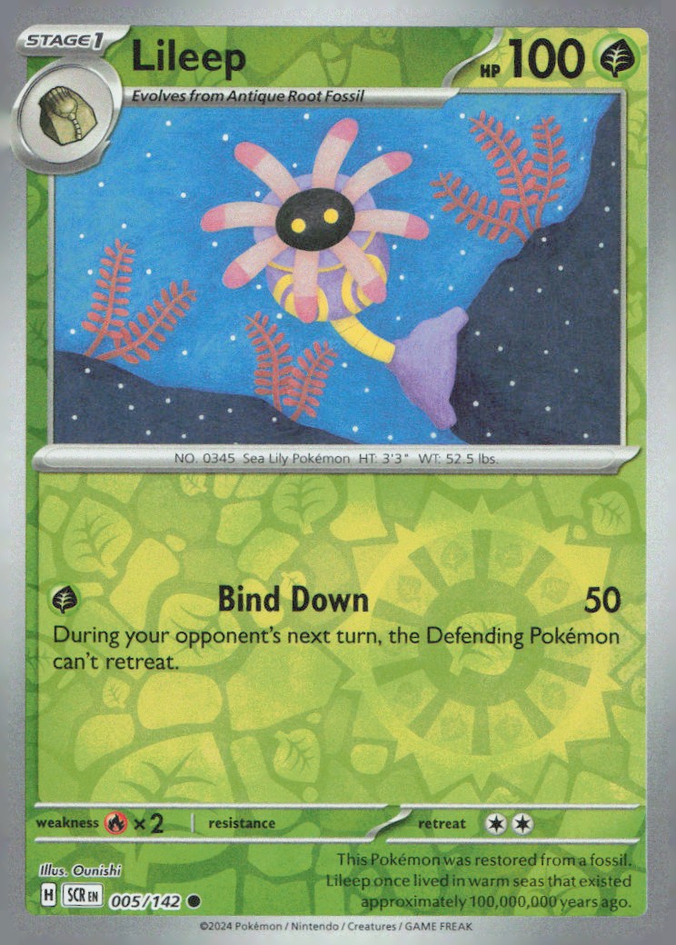 Lileep Common SV07: Stellar Crown 005/142 NM
