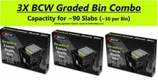 3X BCW Graded Certified Comic Book Storage Pl...