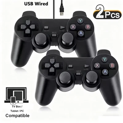 ALFA ACCESSORIES USB Wired Gamepad for Game Controller USB Joystick For PC Android TV Controle