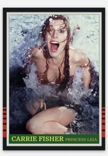 PRINCESS LEIA Custom Trading Card Art Slave Leia Outfit Rolling Stone