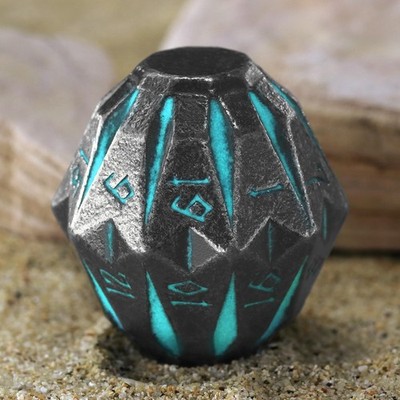 DND Dice, Metal Dice Set D and D Dungeons and Dragons Dice, Polyhedral Role P...