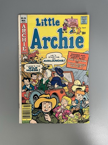 Little Archie 116 Archie Comics Mar 1977 Sabrina Appearance Bronze Age - Picture 1 of 7