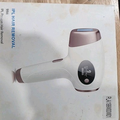 IPL Hair Removal Device White Rose Gold LCD Display Dual Mode Contact Sensor