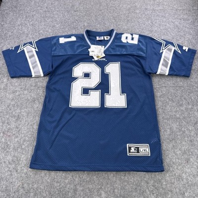 Vintage Dallas Cowboys Jersey Mens L/XL Blue NFL Football D