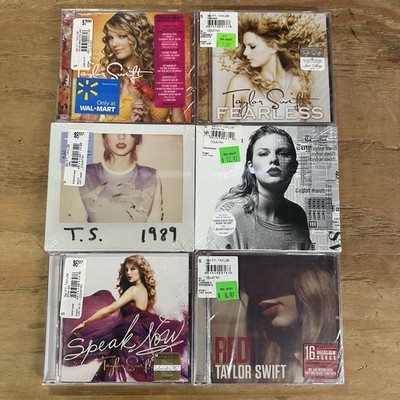 Taylor Swift Beautiful Eyes CD DVD Walmart Exclusive + 5 CD Lot