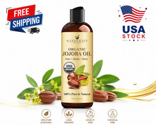 Handcraft USDA Organic Jojoba Oil 8 fl. oz 100 Pure Natural for Skin, Face,