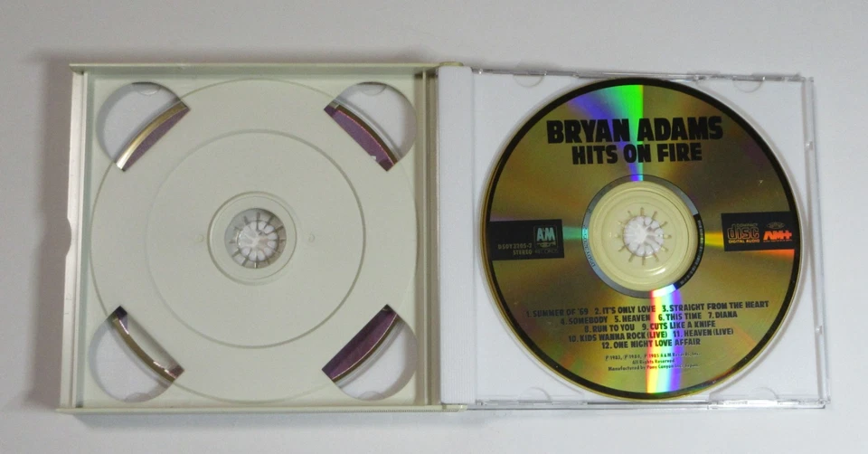 Bryan Adams – Hits On Fire JAPAN 2CD - Image 4 of 4