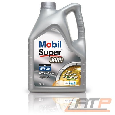 MOBIL-SUP3000 5 L LITER XE 5W-30 GSP MOTOR-ÖL MOTORENÖL GM DEXOS2 - SF MB VW API