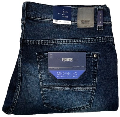 Pioneer RANDO MEGAFLEX Herren Jeans Hose Dunkelblau 16741 6711.6814 dehnbar