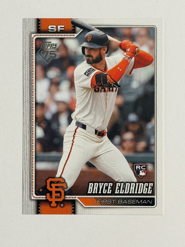 Brice Eldridge Rookie 2026 Topps Series 2 #406 San Francisco Giants