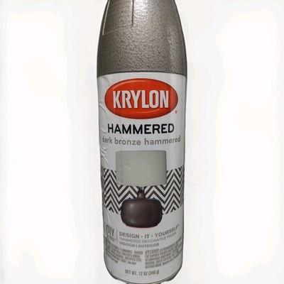 Krylon Dark Bronze Hammered 3904 Spray Paint 12 Oz New