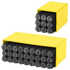 Number and Letter Stamp Set 3/16"5mm Metal Stamping Kit A-Z  0-9 36 PCS