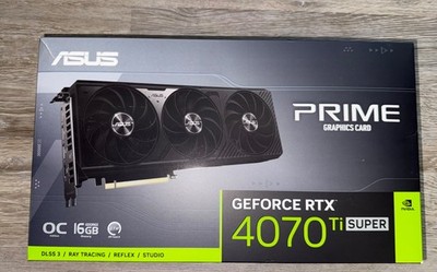 Asus Prime GeForce RTX 4070 Ti SUPER OC 16GB   Top Zustand mit Rechnung