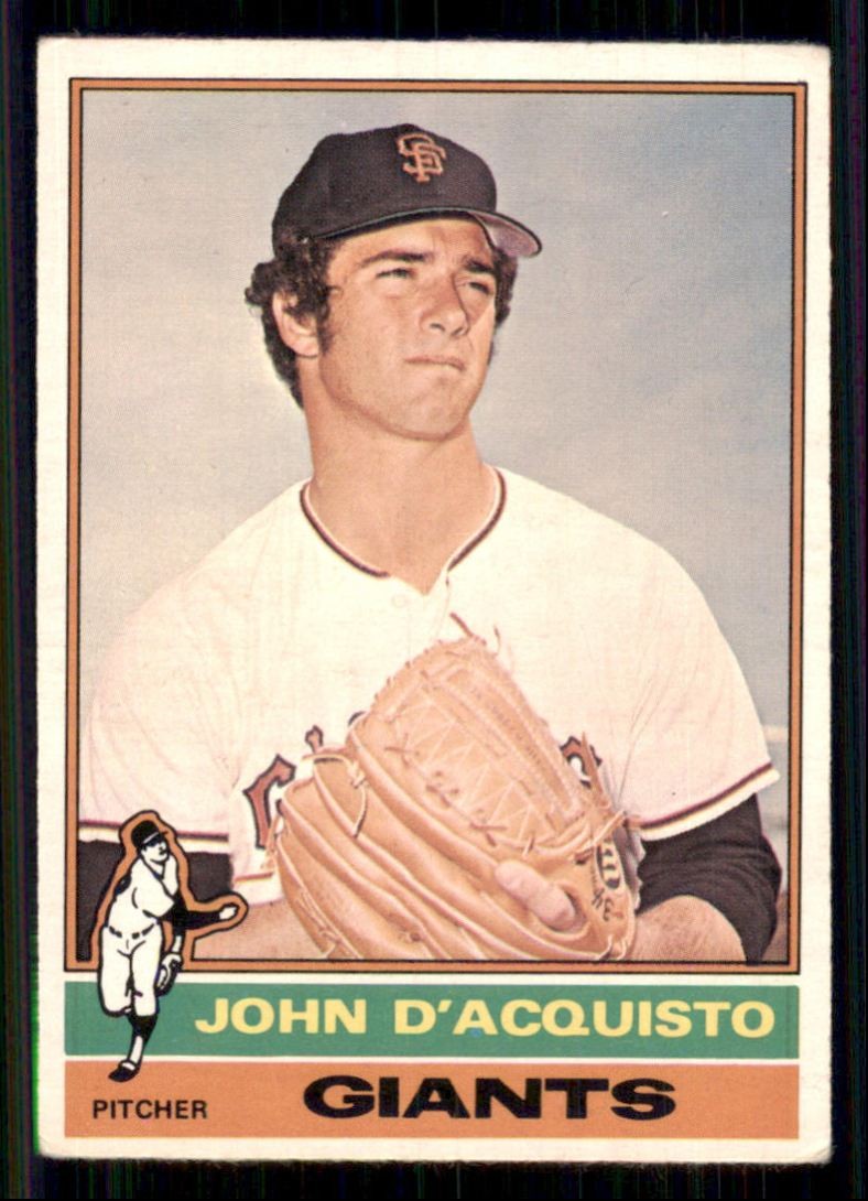 1976 O-Pee-Chee John D'Acquisto San Francisco Giants #628