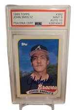 John Smoltz Cards and Rookie Card Checklist 20