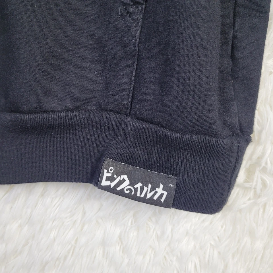 Sudadera con capucha de algodón peinado estampado gráfico Med Pink Dolphin Medusa ropa de calle urbana  Foto 2 de 4