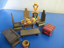 Truhe gedeckter Ritter Tisch Waffenständer 3666 3450  Ritterurg Playmobil 7605