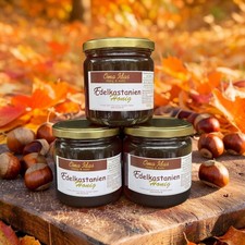 Edelkastanienhonig 3 x 500g Kastanienhonig Kastanien Honig Geschenk Hobbykoch