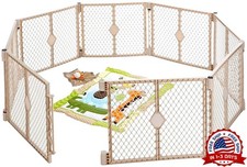 Parque infantil independiente de 8 paneles para uso interior y exterior NUEVO US