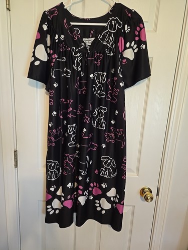 Anthony Richards Women Size XL MuMu Housedress Loungewear Floral , Pockets