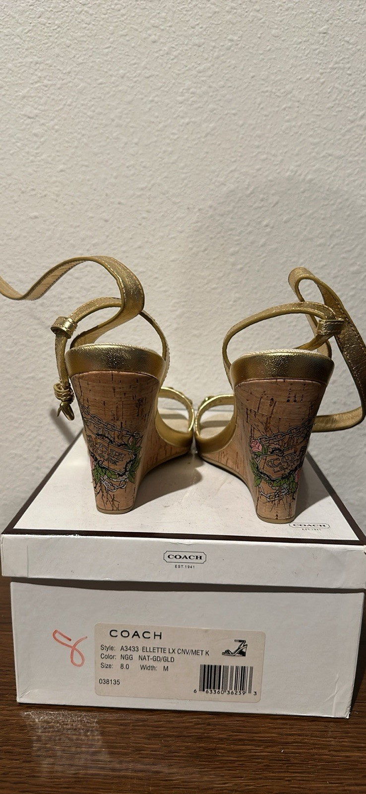 Gold Block Heel Sandals for Women Stylish Comfortable Wedges-image
