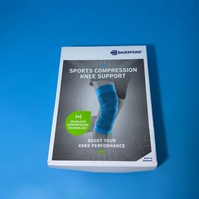 Bauerfeind Sports Seamless Compression Knee Support Medium Black
