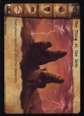 The Thing at the Gate - Arkham Premium - Call of Cthulhu CCG