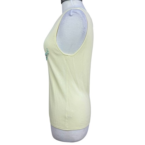Top vintage de lentejuelas Banana Bay sin mangas talla grande - Imagen 4 de 7
