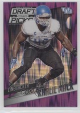 2015 Panini Prizm Collegiate Draft Picks Purple Flash 5/99 Khalil Mack #64 f5g