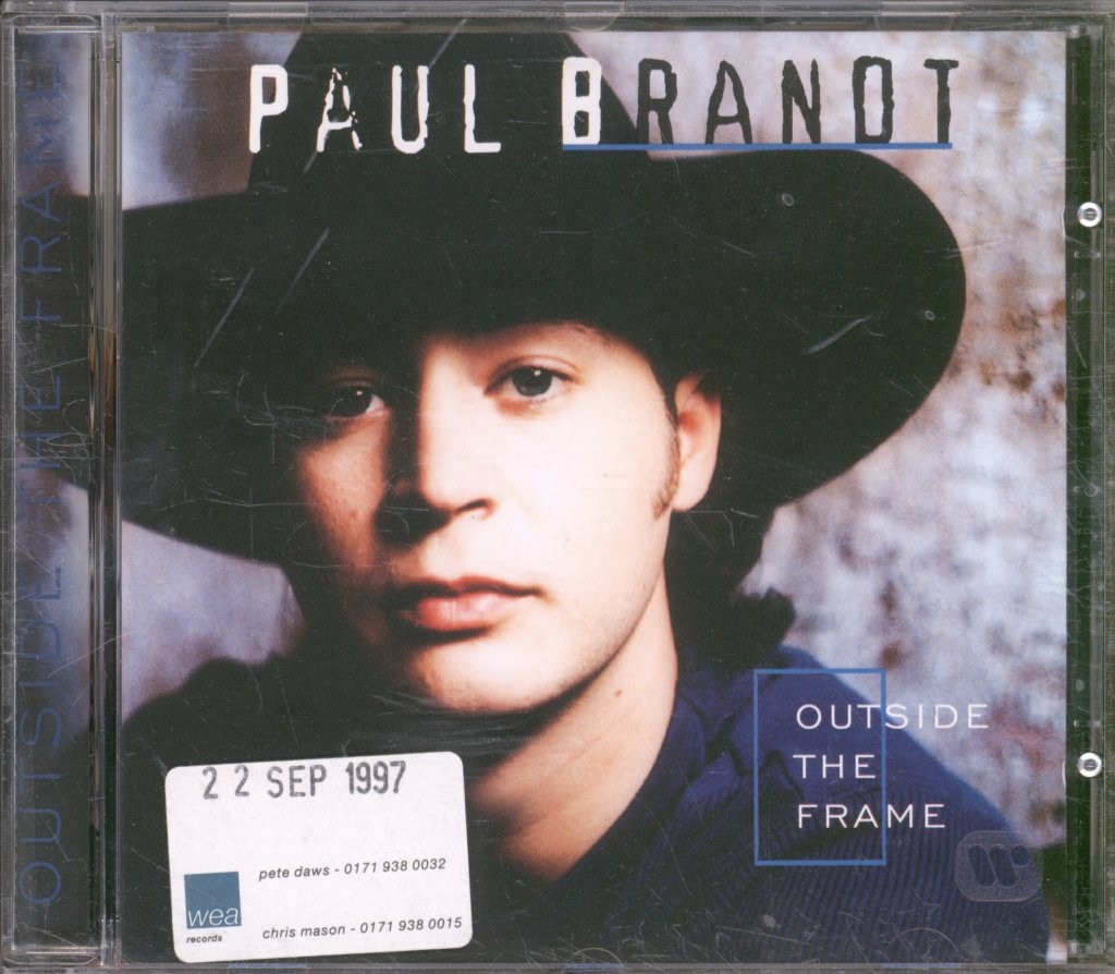 Paul Brandt Outside the Frame CD USA Reprise 1997 CD. Has promo sticker on