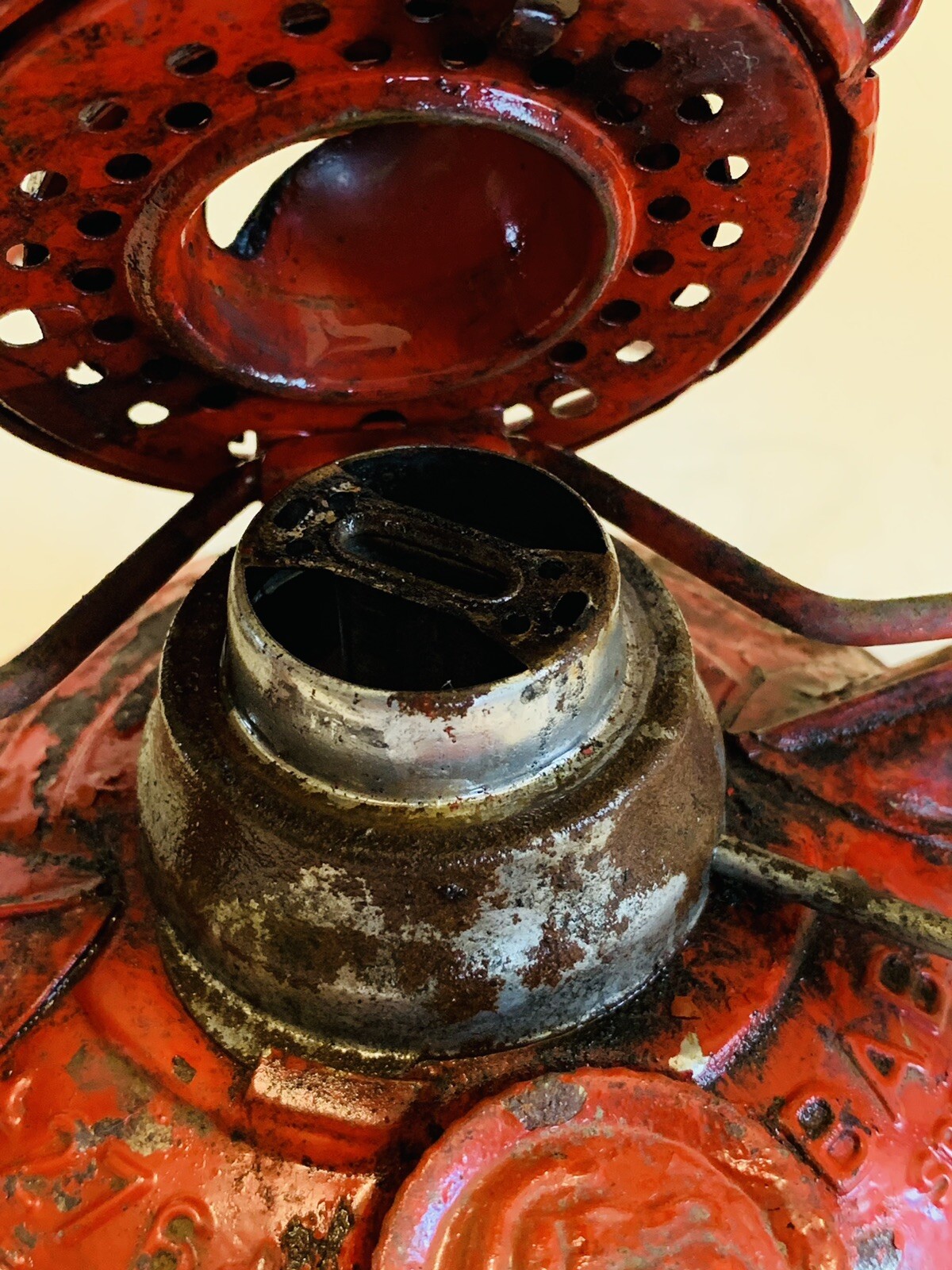 VTG FEUERHAND RED LANTERN RED GLOBE West Germany BABY SPECIAL No.276 NIER PATENT