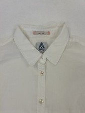 Gaastra Nautical Supplies Prima Vela Women’s Long Sleeve White Button Down Large