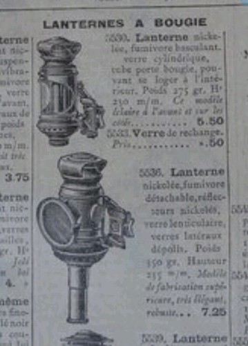 An early 1900s Hermann Reimann"Germania" Bicycle Candle Lamp - Picture 4 of 10