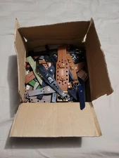 Vintage watch straps 45pc lot new old stock leather OEM Stylecraft 1960s various