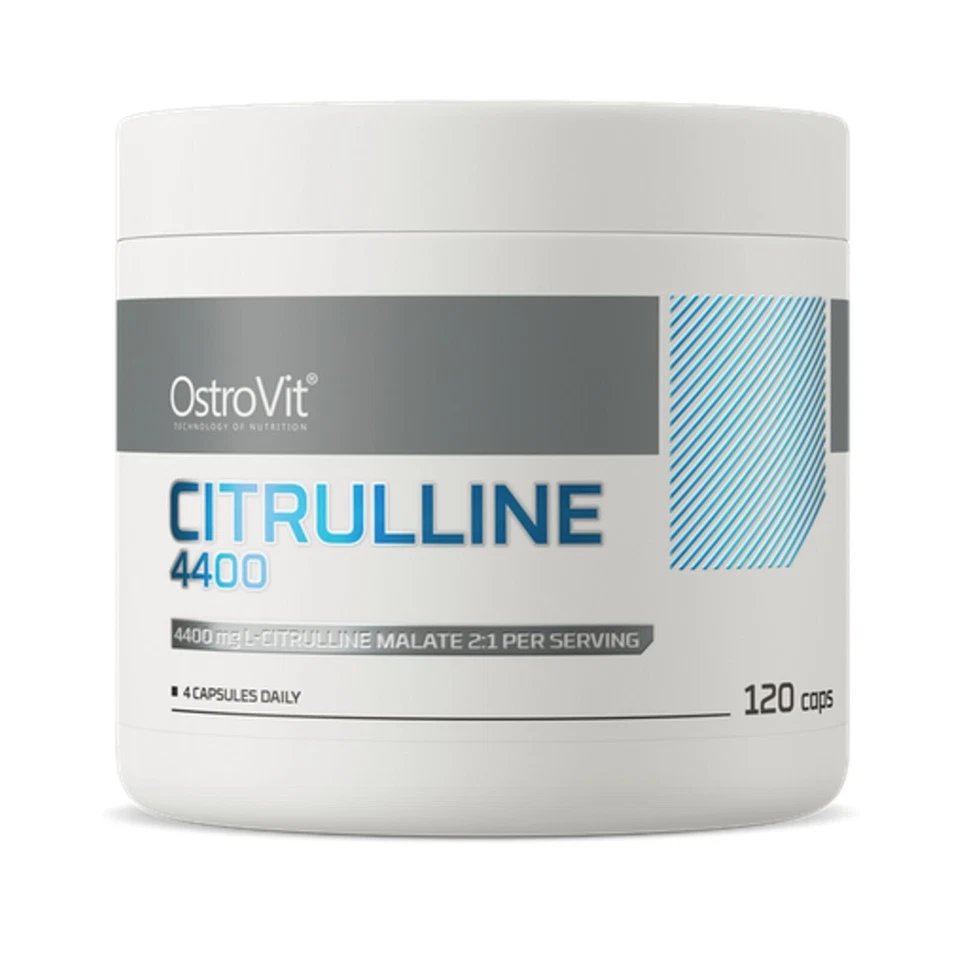 OSTROVIT CITRULLINE 4400 MALATE 2:1 MUSCLE WORKOUT SUPPORT 120 CAPS BB 9/3/25