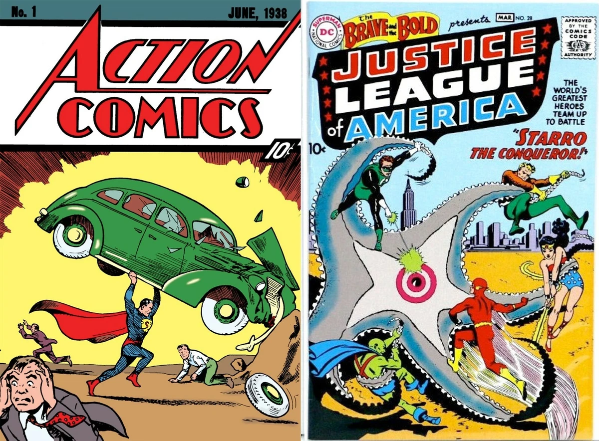Set of Action Comics #1 1938 Superman DC Reprint Loot Crate &