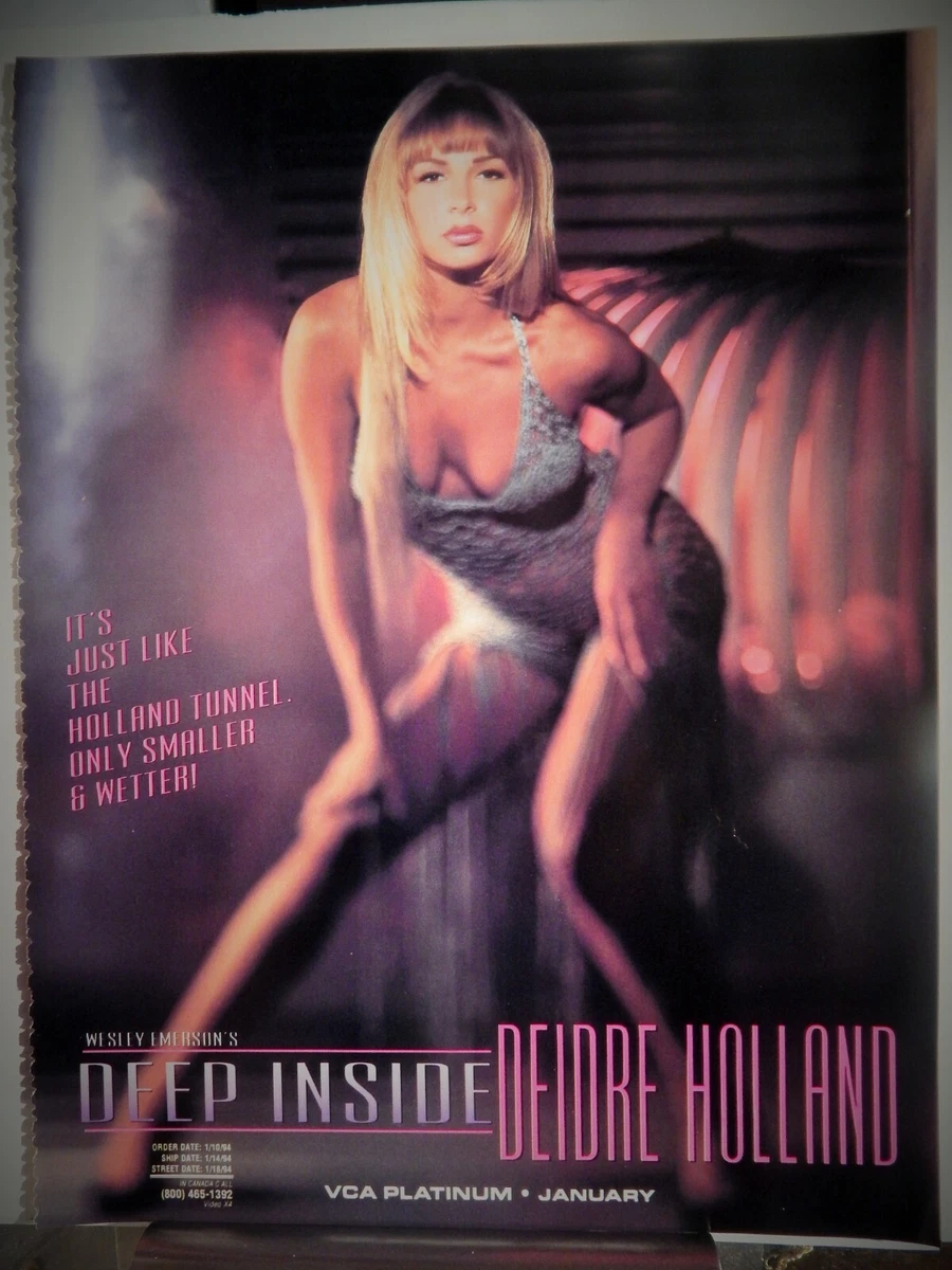 DEIDRE HOLLAND BLONDE LUSCIOUS BEAUTY VTG 1980S - 2000S AD, | eBay