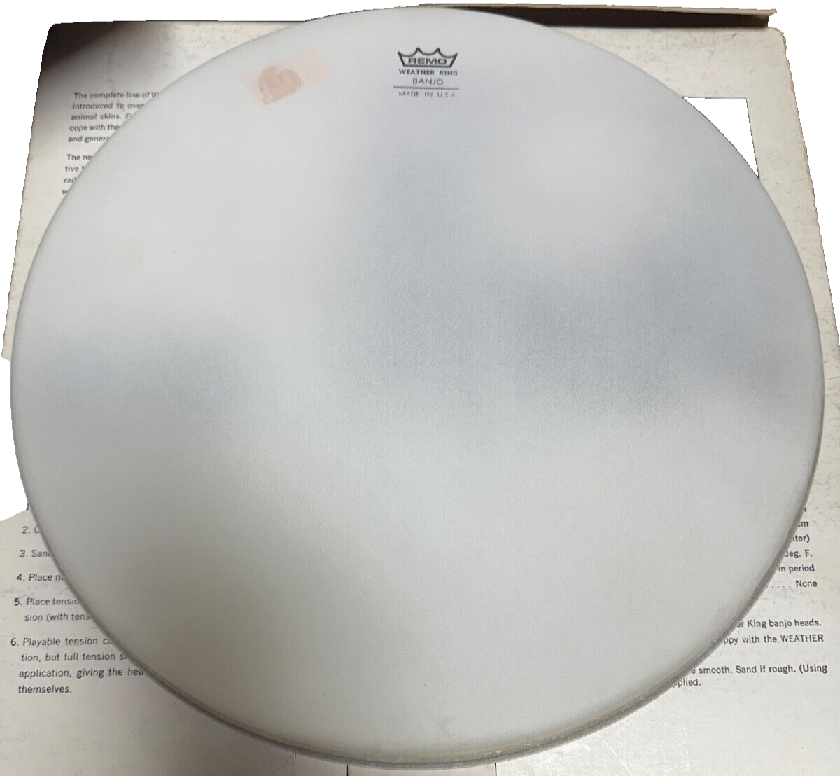 Pelle Banjo Weatherking 1100-M, Diametro 11 Pollici, Corona Media