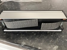 black & silver fire resistant letter 12" letterplate brand new