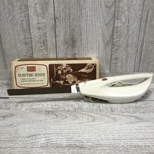 Vintage Sears Model 4009801 Electric Corded Electric Carving Knife/Slicer W/ Box