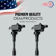 2X Ignition Coil OEM for Mitsubishi Mirage Lancer Space Star MD361710 l4 UF525