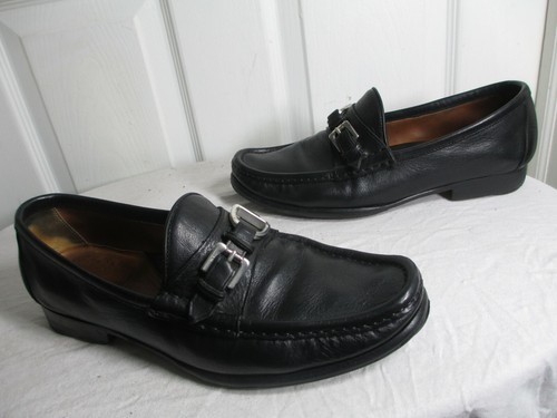 RALPH LAUREN MEN'S BLACK LEATHER HORSE 