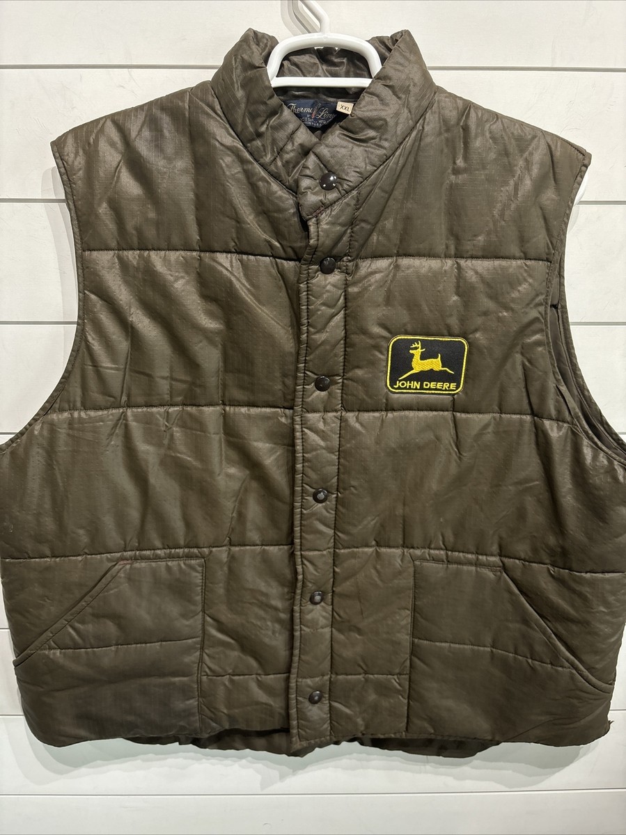 Vtg Therma Liner John Deere Trucker Tractor Work Farm Western