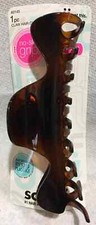 Scunci 60145 1pc Claw Hair Clip No-Slip Grip