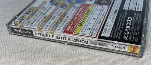 No disc CAPCOM Street fighter ZERO 3 SEGA SATURN T-1246G From Japan USED - Image 3 of 4