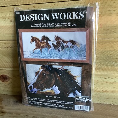 DESIGN WORKS COUNTED CROSS STITCH KIT #9838 FREE SPIRITS SEALED