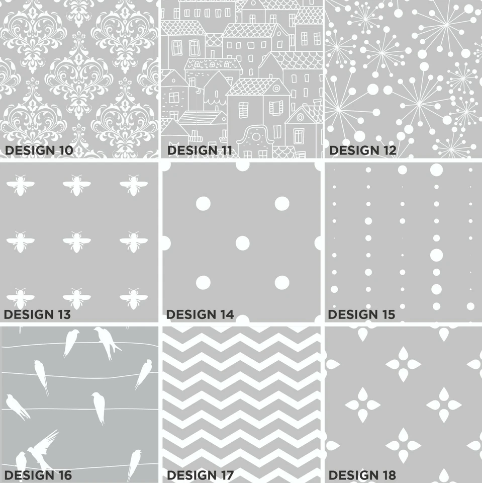 Privacy Frosted Window Film Decorative Etched Glass Victorian Self Adhesive - Image 2 of 4