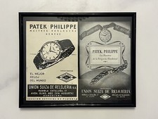 Patek Philippe Watch Advertising Original Vintage 1950