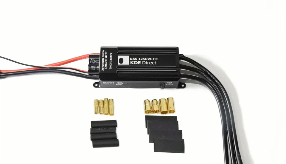 KDE-UAS125UVC-HE 125A+UHV Electronic Speed Controller (ESC) UAV UAS Drone - Image 3 of 4